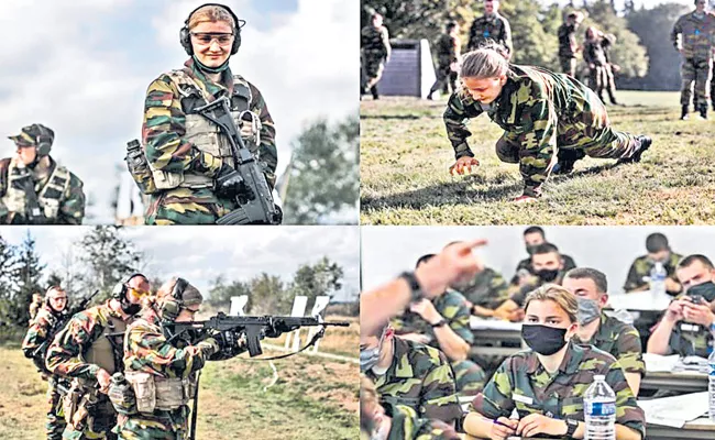 Belgium Crown Princess Elisabeth Starts Her Military Training - Sakshi