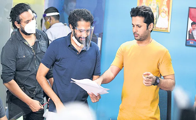 Nitin Movie Rangde Shoot Started Again- Sakshi