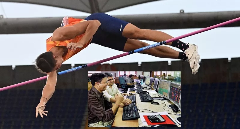 Market pole vault- Sensex 835 points jumps  - Sakshi