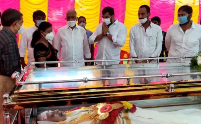 Anil Kumar Yadav Attended SP Balu Funeral On Behalf Of AP Government - Sakshi