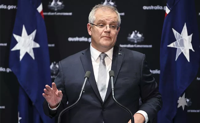 Australian PM Scott Morrison demands inquiry into the origin of Covid - Sakshi