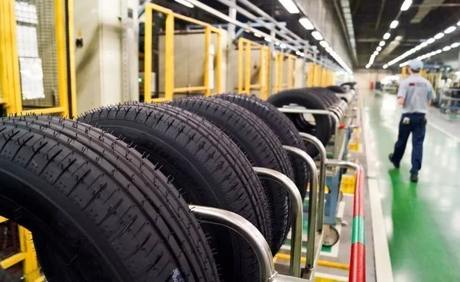 tyres making company shares zoom  - Sakshi