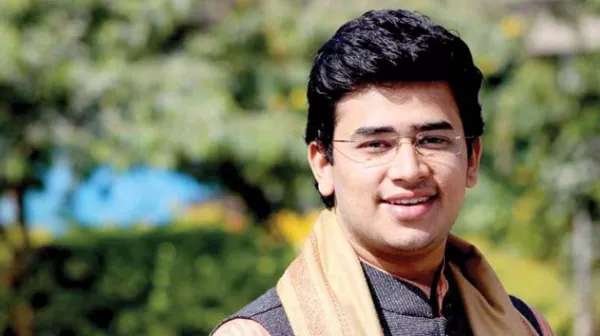 Tejasvi Surya Has Drawn Criticism Over His Terror Hub Remark - Sakshi