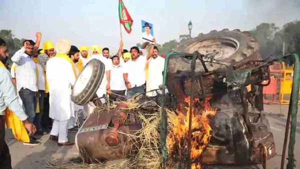 Punjab Youth Congress Chief Detained In Delhis Tractor Burning Case - Sakshi