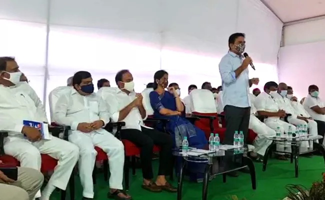 KTR Meeting With GHMC MLA And Ministers And Corporates - Sakshi