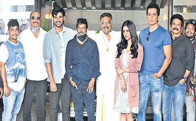 Sonu Sood Starts Shooting for Alludu Adhurs - Sakshi