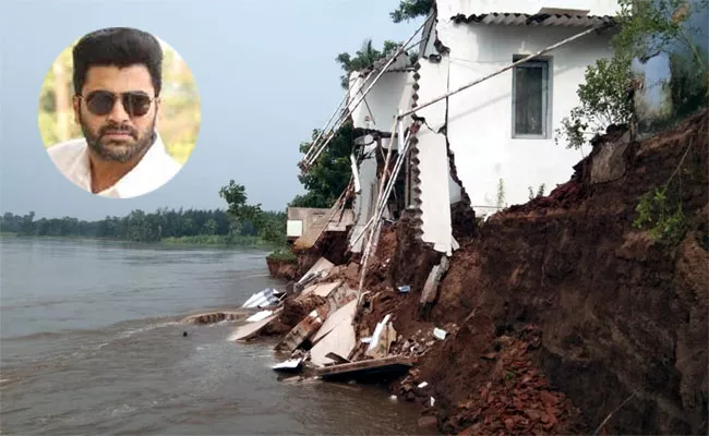 Hero Sharwanand Grandfather House In Flood Water - Sakshi