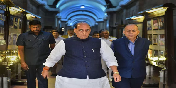 Rajnath Singh Says Peace Demands Trust in Sco Meet - Sakshi