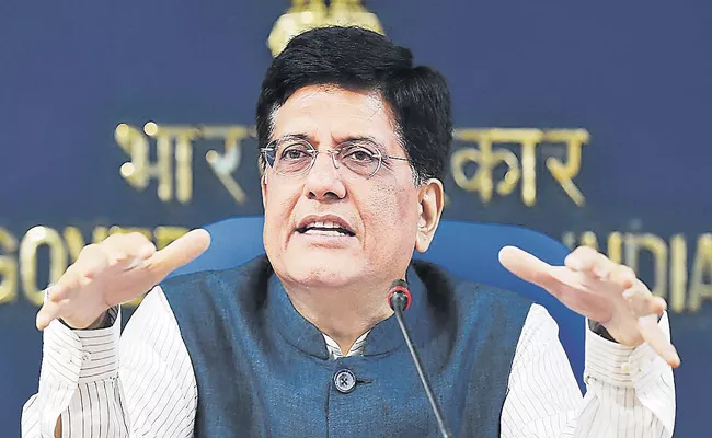 Exports and imports are showing positive trends says Piyush Goyal - Sakshi