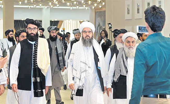 Talibans go to Doha setting stage for Afghan peace talks - Sakshi