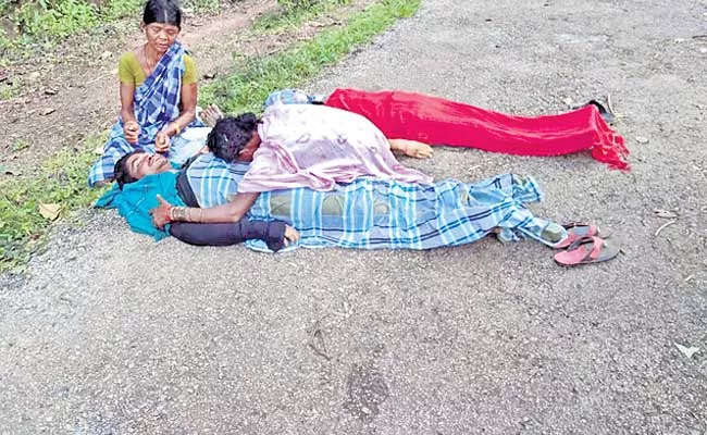 Telangana Police Encounter Maoists At Bhadradri District - Sakshi