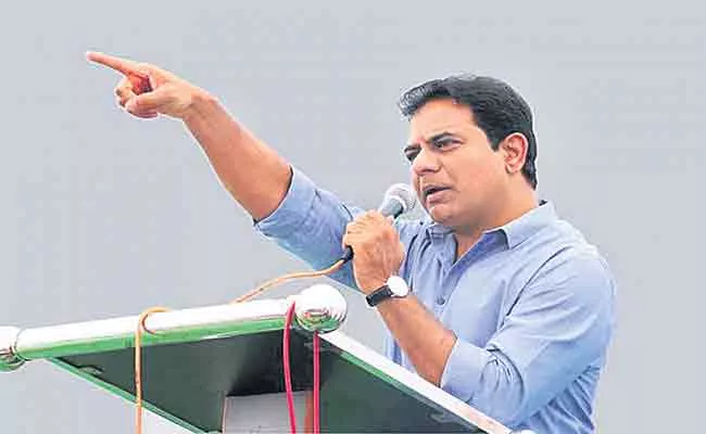 Minister KTR Target On GHMC Elections In Hyderabad - Sakshi