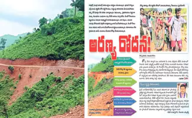 Government Official React On Chintamala Village Tribals Road Construction - Sakshi