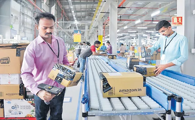 Amazon India 1 lakh seasonal job opportunities ahead of festive season - Sakshi