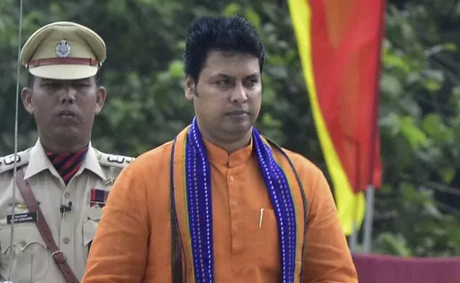 Tripura CM Faces Revolt As MLAs Reach Delhi To Get Him Removed - Sakshi