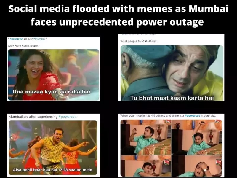 Power Cut in Mumbai Triggers Hilarious Meme Fest on Twitter - Sakshi