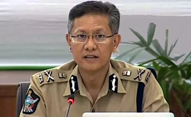 DGP Gowtham Sawang Alert Police Department Due To Heavy Rain Alert In Amaravati - Sakshi