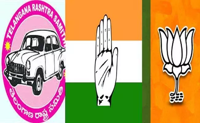 Tough Fight In Dubbaka Bypolls Congress BJP And TRS - Sakshi