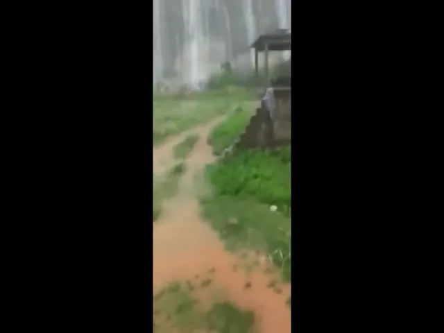  Flood On Bhongir Fort