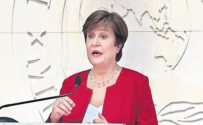 India Must Focus on Public Health Says IMF MD Kristalina Georgieva - Sakshi