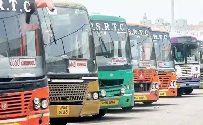 APSRTC To Run 1850 Special Buses For Dasara - Sakshi