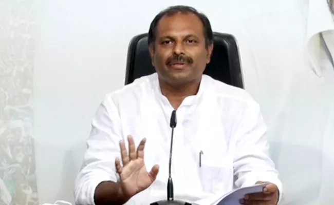 Gadikota Srikanth Reddy Fires On Chandrababu In Tadepalli - Sakshi