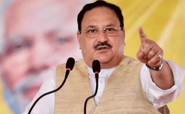 BJP President JP Nadda Slams On Chidambaram Comments On Article 370 - Sakshi