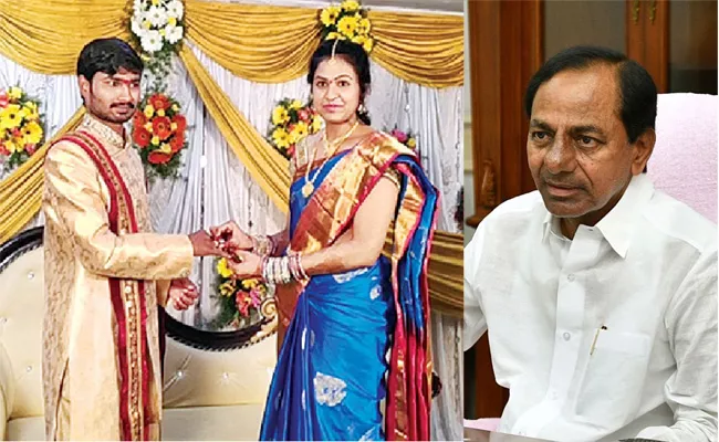 CM KCR Adopted Daughter Prathyusha Engagement With Charan Reddy - Sakshi