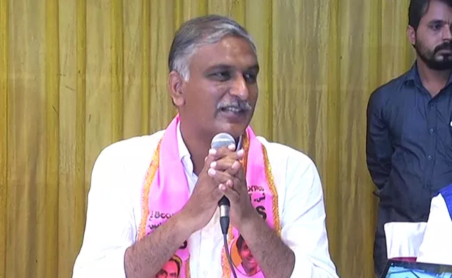 Minister Harish Rao Fires On BJP Social Media Fake Posts Over Dubbaka - Sakshi