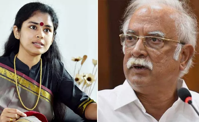 Sanchaita Gajapathi Raju Lashes Out At Ashok Gajapathi Raju - Sakshi