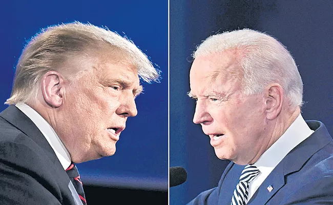 Donald Trump and Joe Biden clash in chaotic first debate - Sakshi