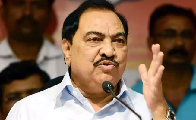 BJP Senior Leader Eknath Khadse May Join In NCP Soon - Sakshi