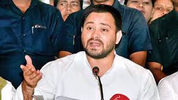 Tejashwi Yadav Hit Back At Bharatiya Janata Party - Sakshi