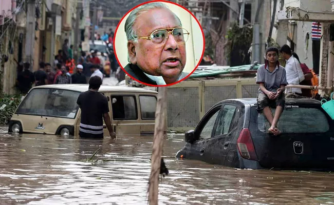 Hanumantha Rao Slams On TRS Over Hyderabad Heavy Rains In Siddipet - Sakshi