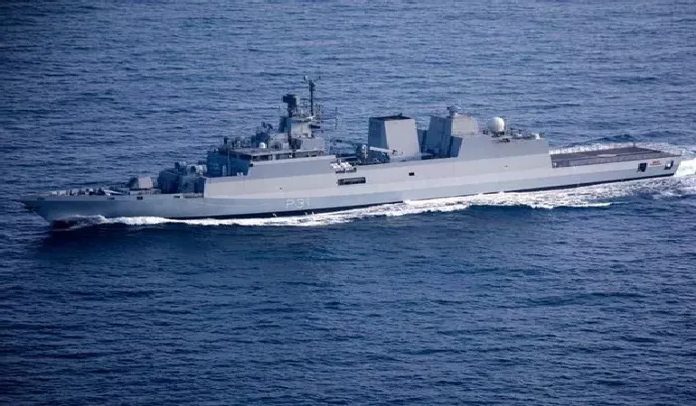 INS Kavaratti Commissioned into Indian Navy by Army Chief at Visakhapatnam - Sakshi