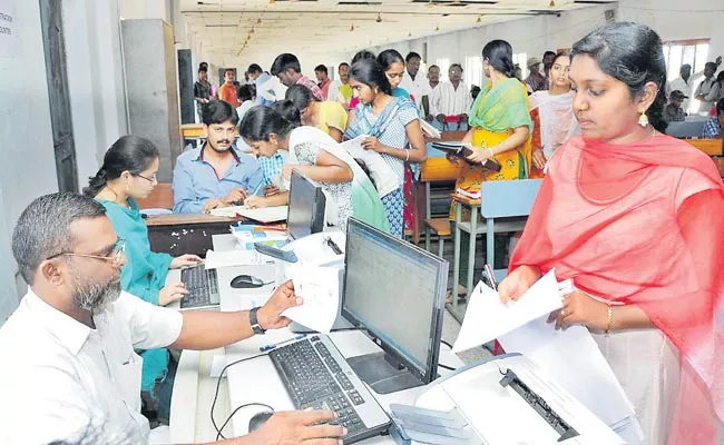 Completed TS Eamcet First Counseling - Sakshi