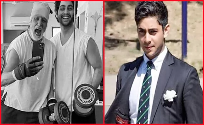 Amitabh Bachchans Grandson Agastya Debuts On Instagram - Sakshi