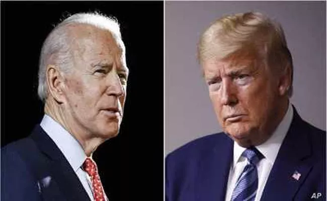 Donald Trump slams media for blocking balleged graft cases against Joe Biden - Sakshi