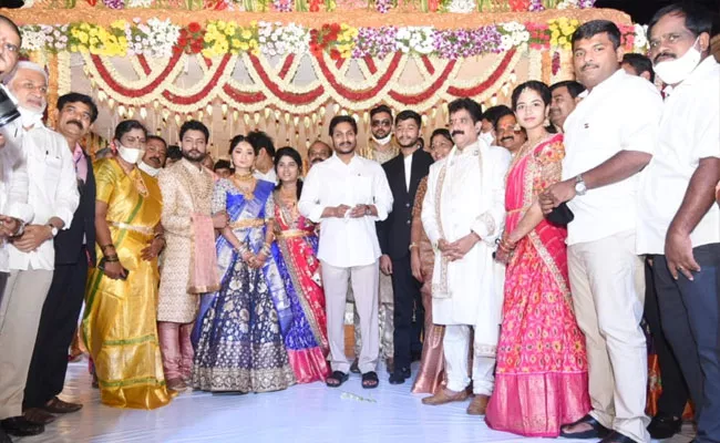 CM YS Jagan Mohan Reddy to Attend MLA Karanam Dharmasri Daughter Wedding - Sakshi