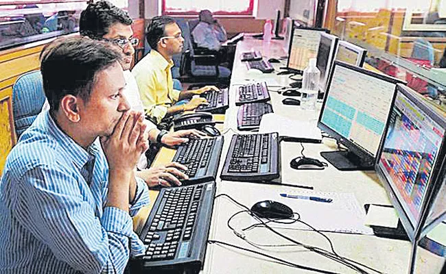 Sensex and Nifty End Lower For Second Day - Sakshi