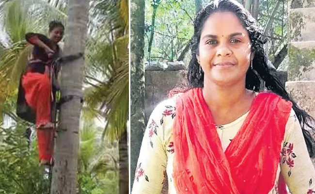 Woman Became The Labor Force For Feeding To Her Family - Sakshi