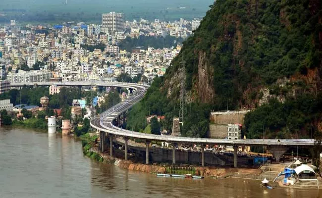 Kanaka Durga Flyover Opening Date Has Been Finalized - Sakshi