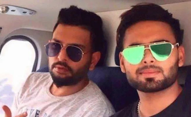 Yuvraj Singh Hilarious Birthday Wish For Rishabh Pant - Sakshi