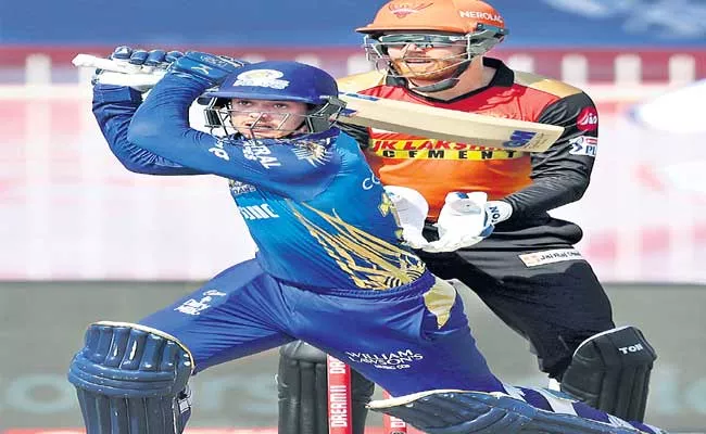 IPL 2020: Mumbai Indians Won The Match Against Sunrisers Hyderabad - Sakshi