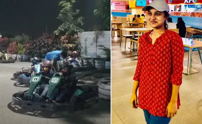 Btech Student Injured After Hair Gets Stuck In Go-Kart In hyderabad - Sakshi