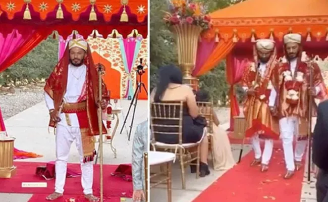 Gay Wedding In US In Kodava Traditional Attire Community Angers - Sakshi