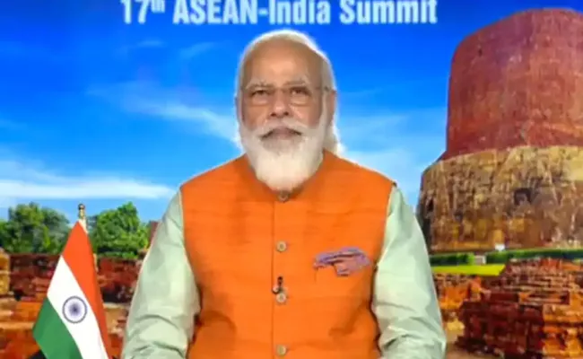 Modi Says India Initiates Strategic Partnership With ASEAN   - Sakshi