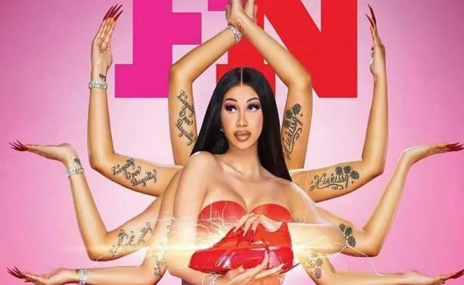 Cardi B Apologises After Outrage Over Goddess Durga Look - Sakshi