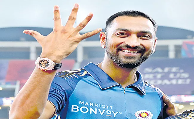 DRI officials detain Krunal Pandya at Mumbai airport - Sakshi