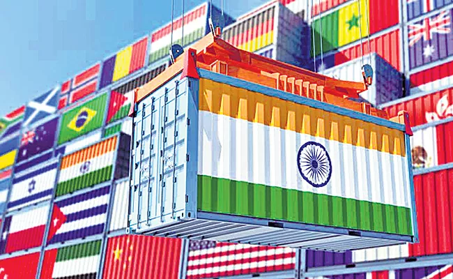 India Trade Deficit Narrows In October As Exports - Sakshi